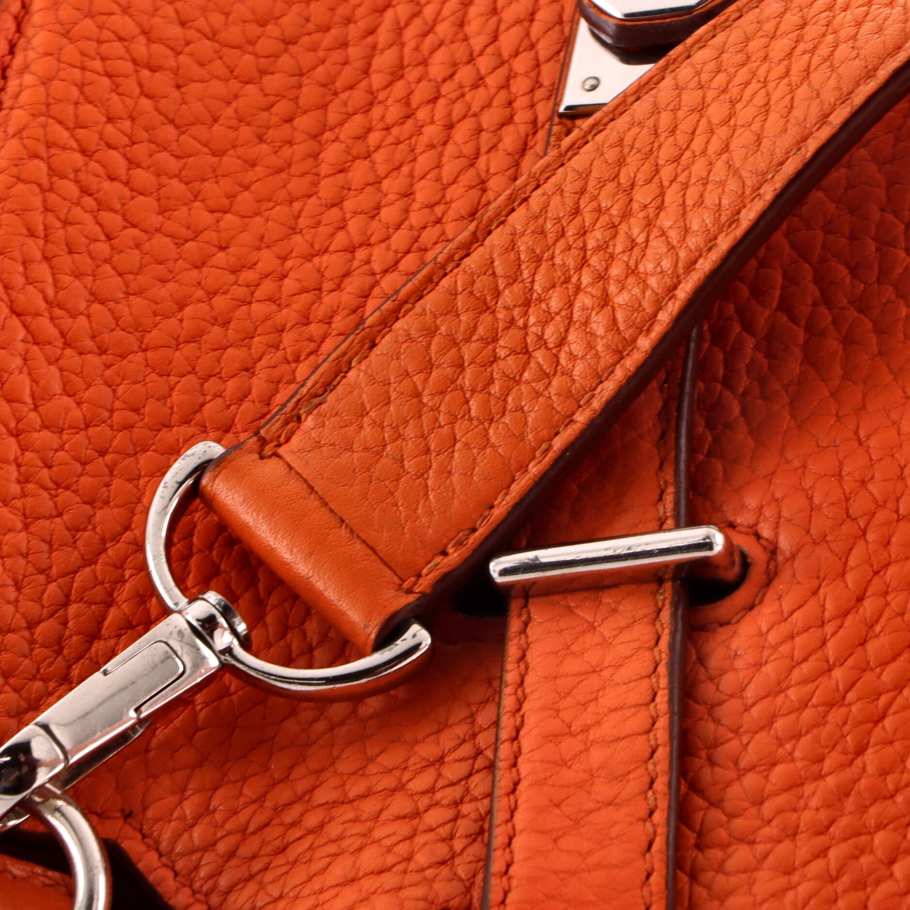 Pre-Owned Hermes Jypsiere Bag Clemence 28, Alternate, color, Orange H
