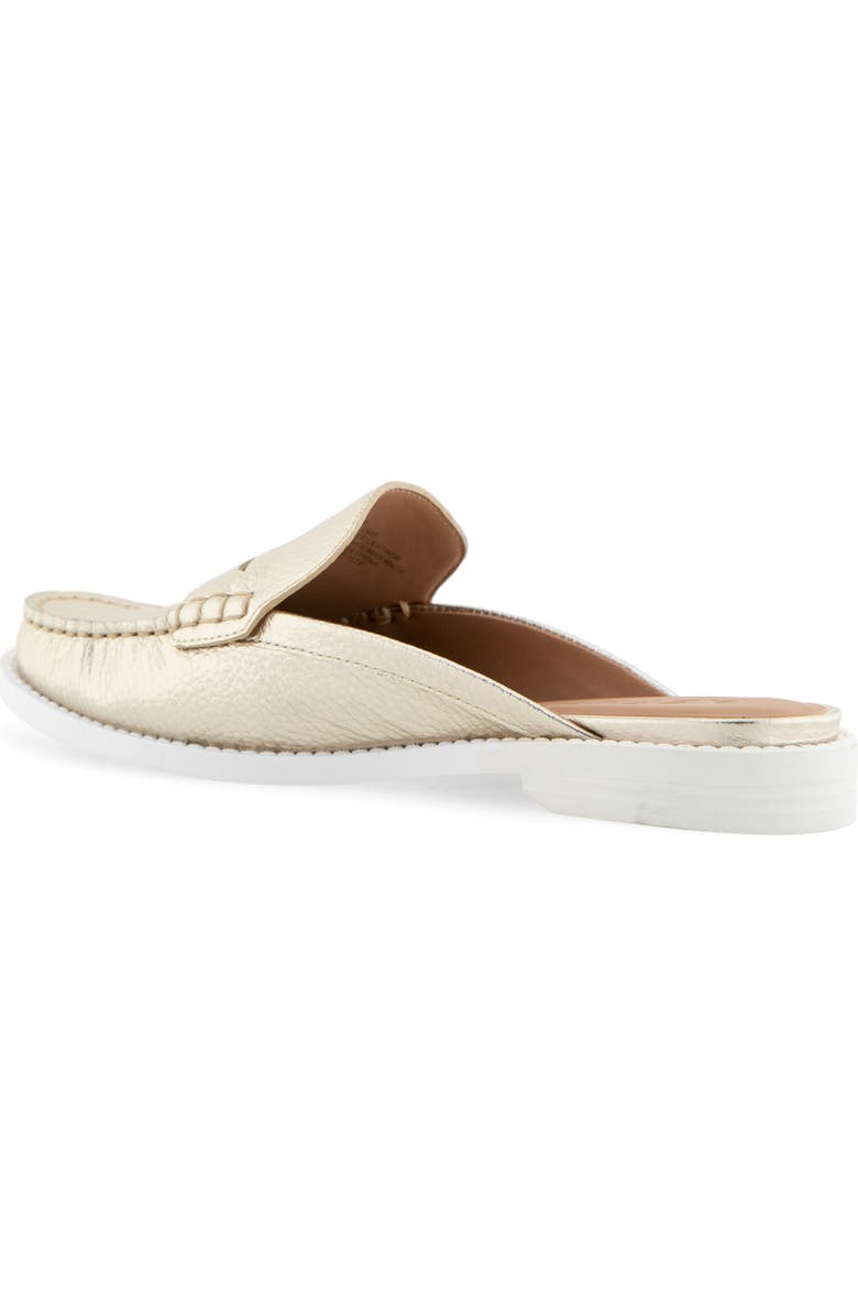 Aerosoles Salome Slip-On Mule, Alternate, color, Gold Metallic Pebbled Leather