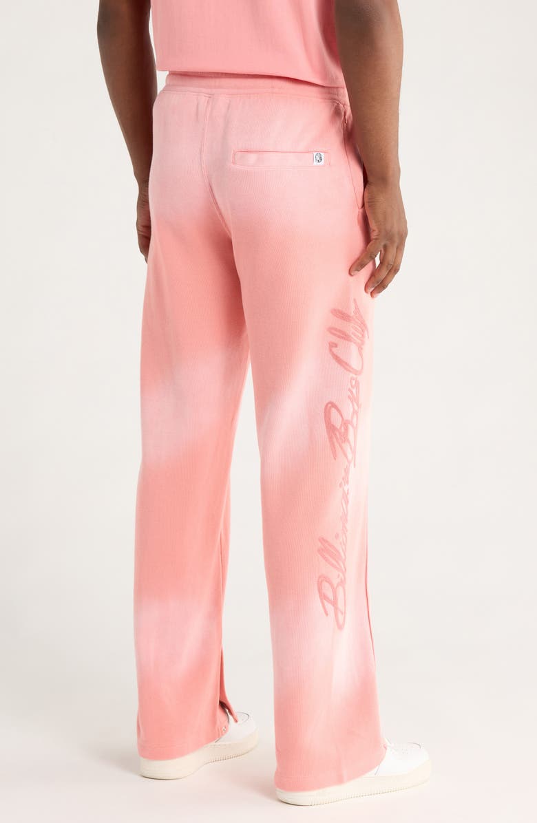 Billionaire Boys Club Dust Cotton Sweatpants, Alternate, color, Peach Blossom