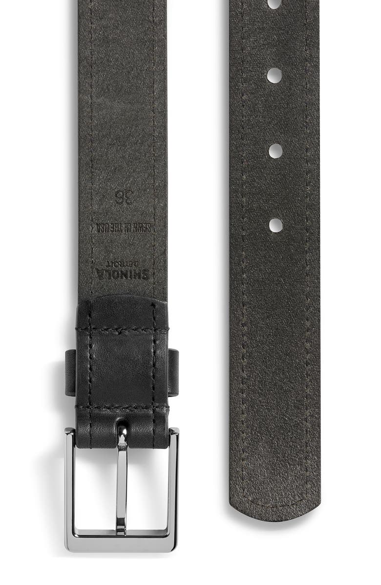 Shinola Leather Belt, Alternate, color,