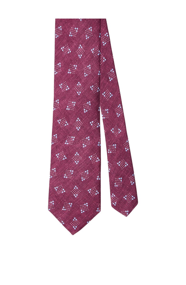 Robert Talbott Robert Geometric Print Best of Class Necktie, Main, color, Red