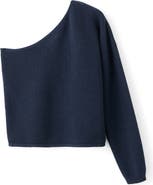 MANGO TEEN One-Shoulder Sweater