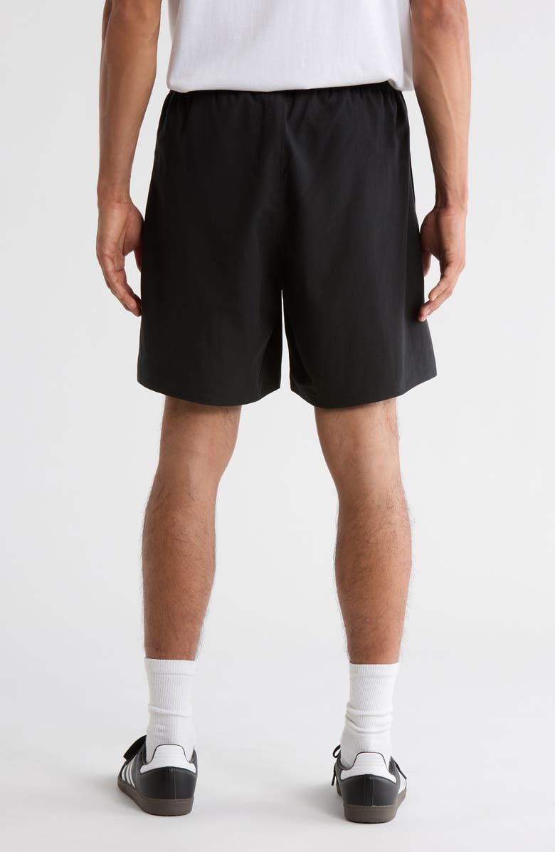 Fear of God Essentials Oxford Soccer Shorts, Alternate, color, Jet Black
