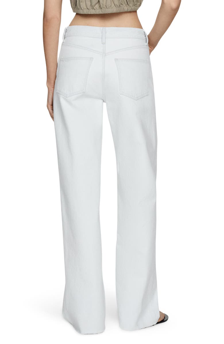 MANGO High Waist Wide Leg Jeans, Alternate, color, 