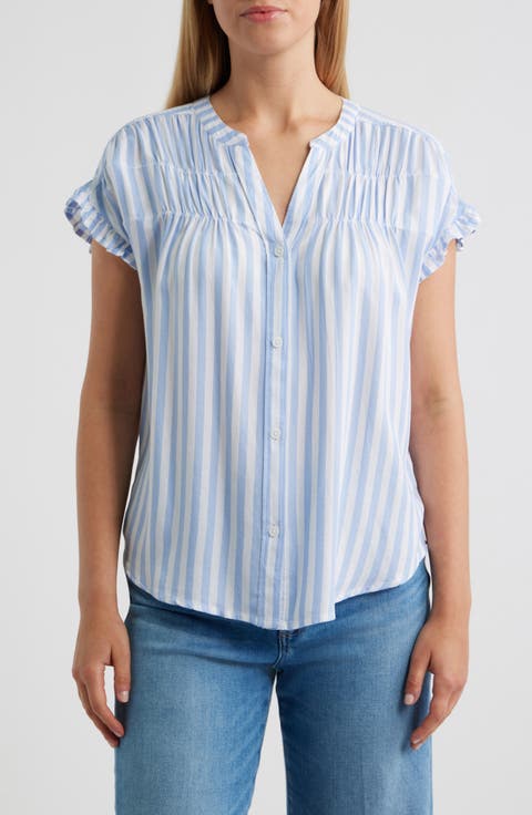 Monaka Smocked Frill Top