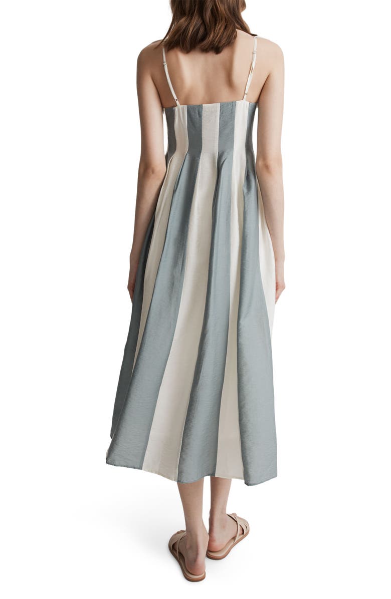 Madewell Pleated Midi Dress, Alternate, color,