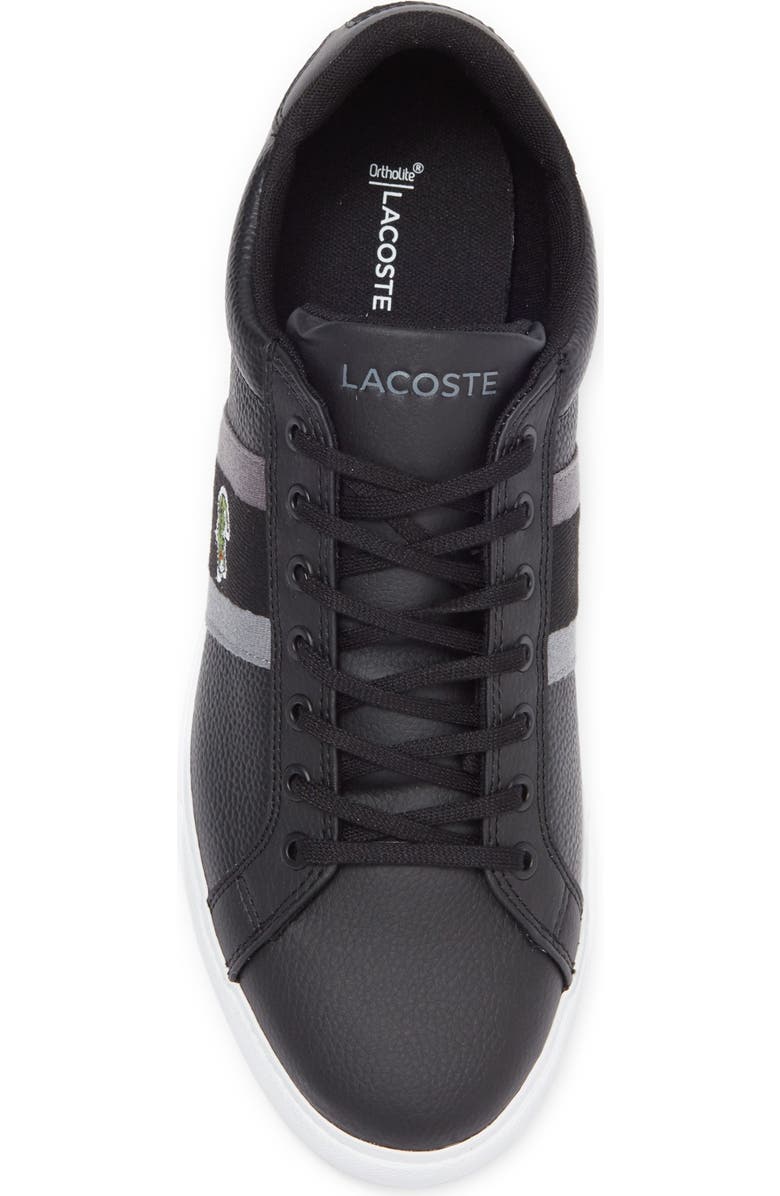 Lacoste Grad Vulc 120 Low Top Sneaker, Alternate, color, 237 Blk/Dk Gry