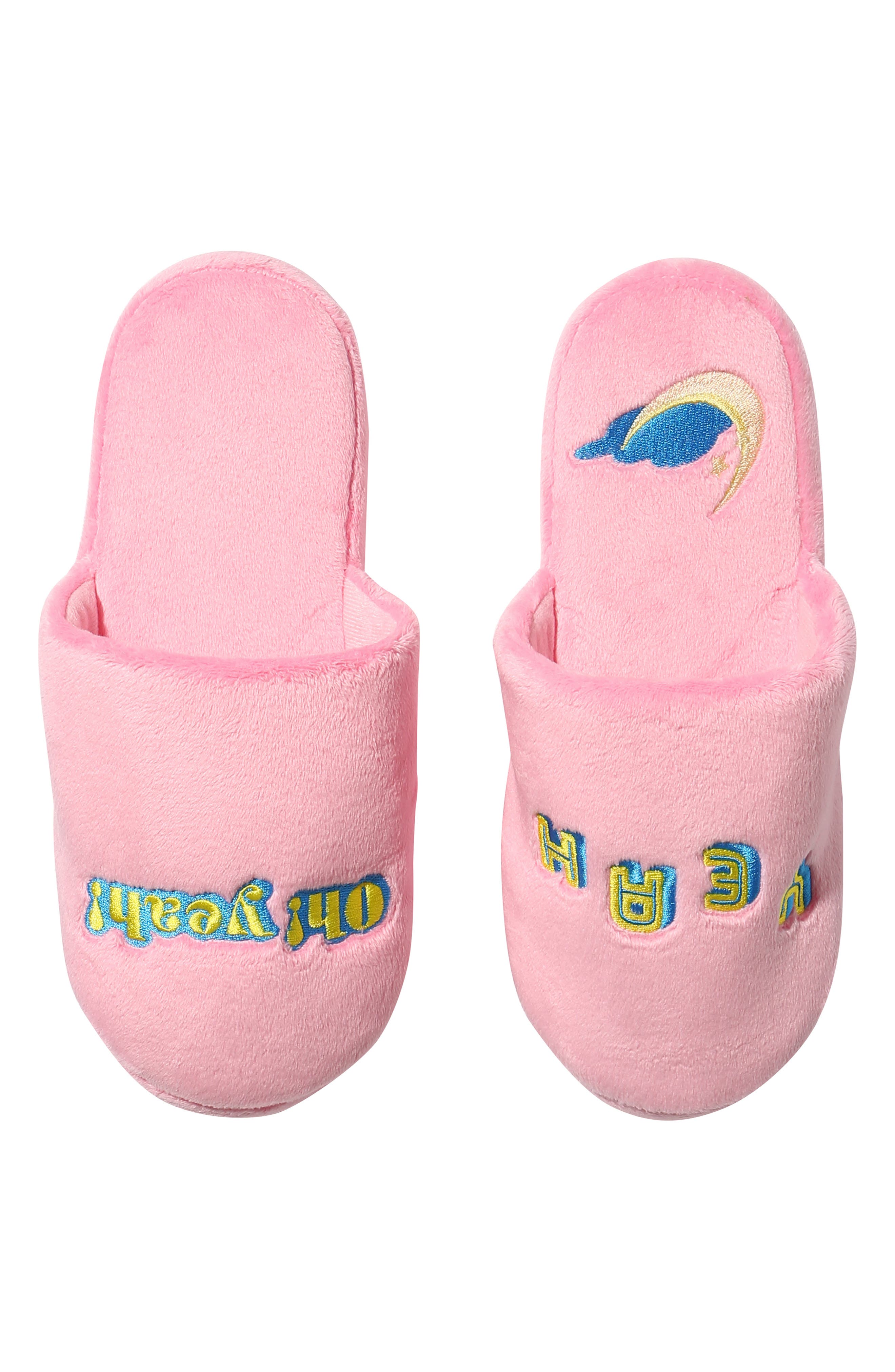 BTS THEMED MERCH Boy with Luv Slipper, Alternate, color, Pink