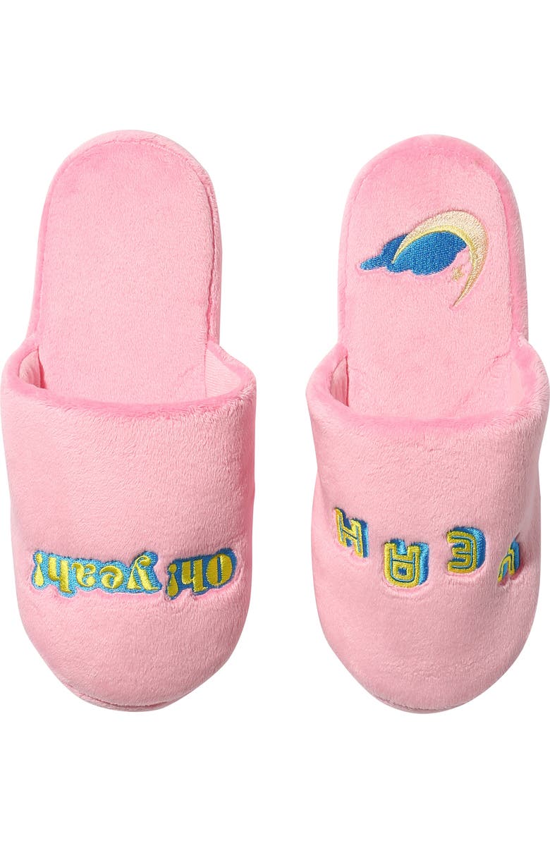 BTS THEMED MERCH Boy with Luv Slipper, Alternate, color, Pink