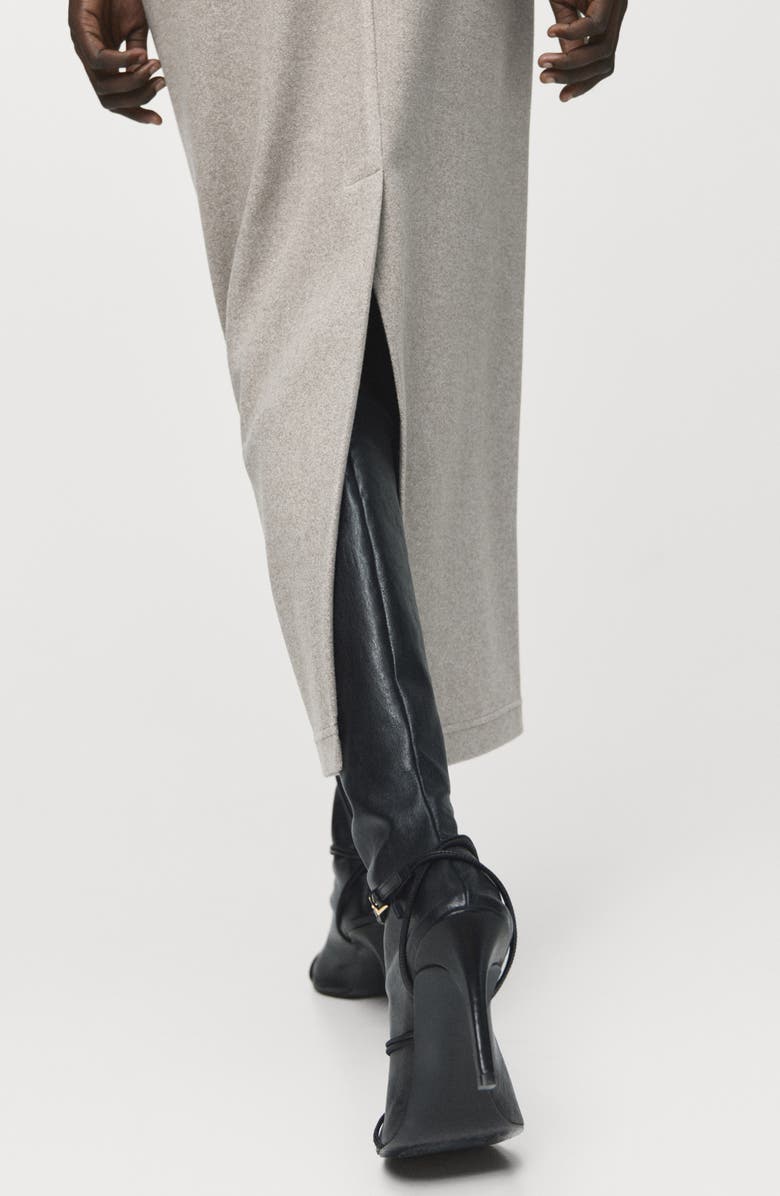 MANGO A-Line Maxi Skirt, Alternate, color, Medium Brown