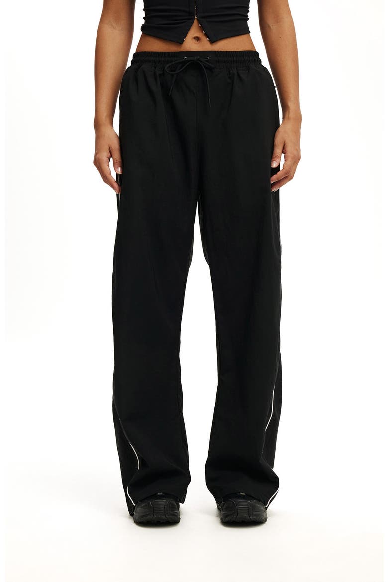Women's Active Baggy Woven Sweatpant, Alternate, color, Black