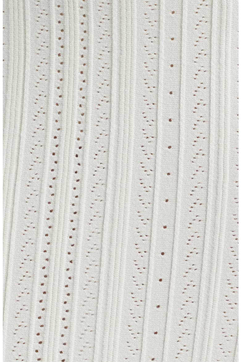 Peridot Pointelle Knit Cardigan, Alternate, color, WHITE TEA