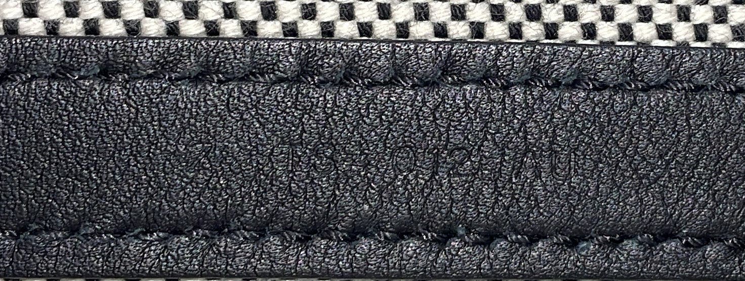 Pre-Owned Hermes Cabas H en Biais Tote Canvas with Leather 27, Alternate, color, Noir