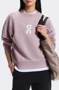 On Club Crewneck Cotton Blend Sweatshirt