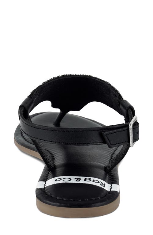 Rag & Co Chitra Sandal In Black