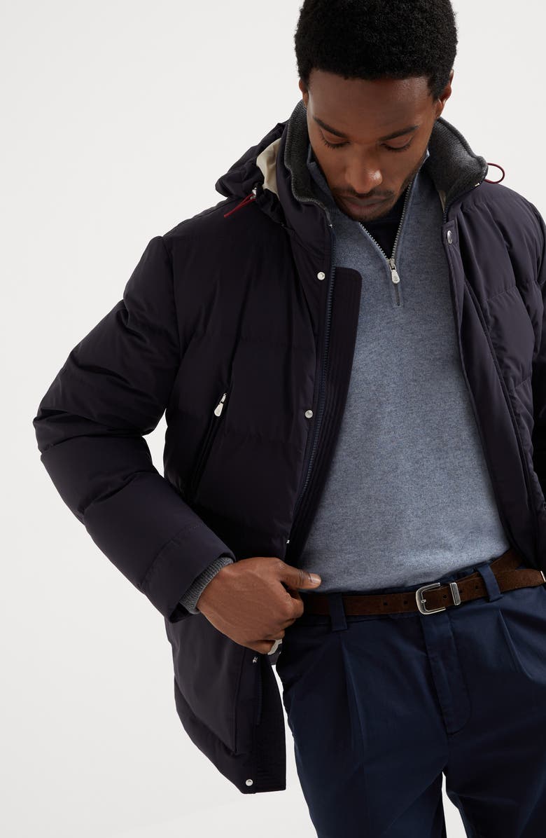 Brunello Cucinelli Taffeta down jacket, Alternate, color, 