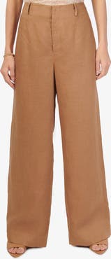 CAMI NYC Iracemi High Waist Linen Flare Pants