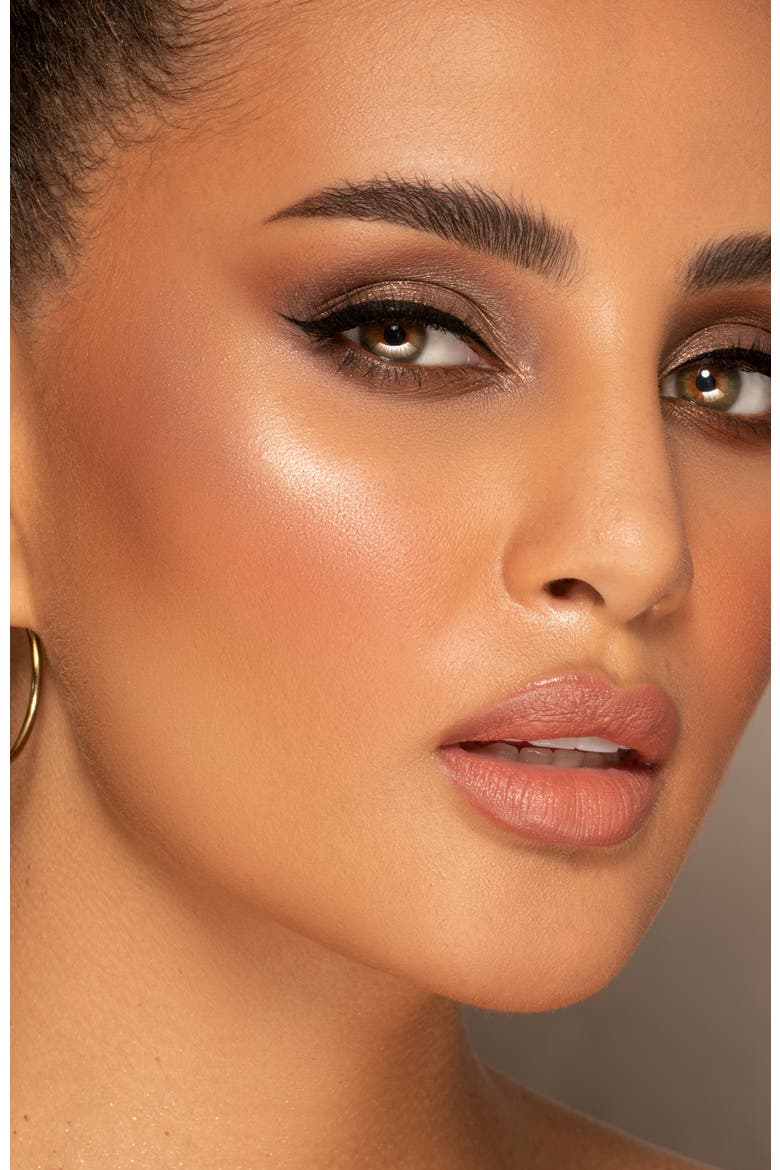 Pressed Powder Highlighter, Alternate, color, Sizzle - rosy gold