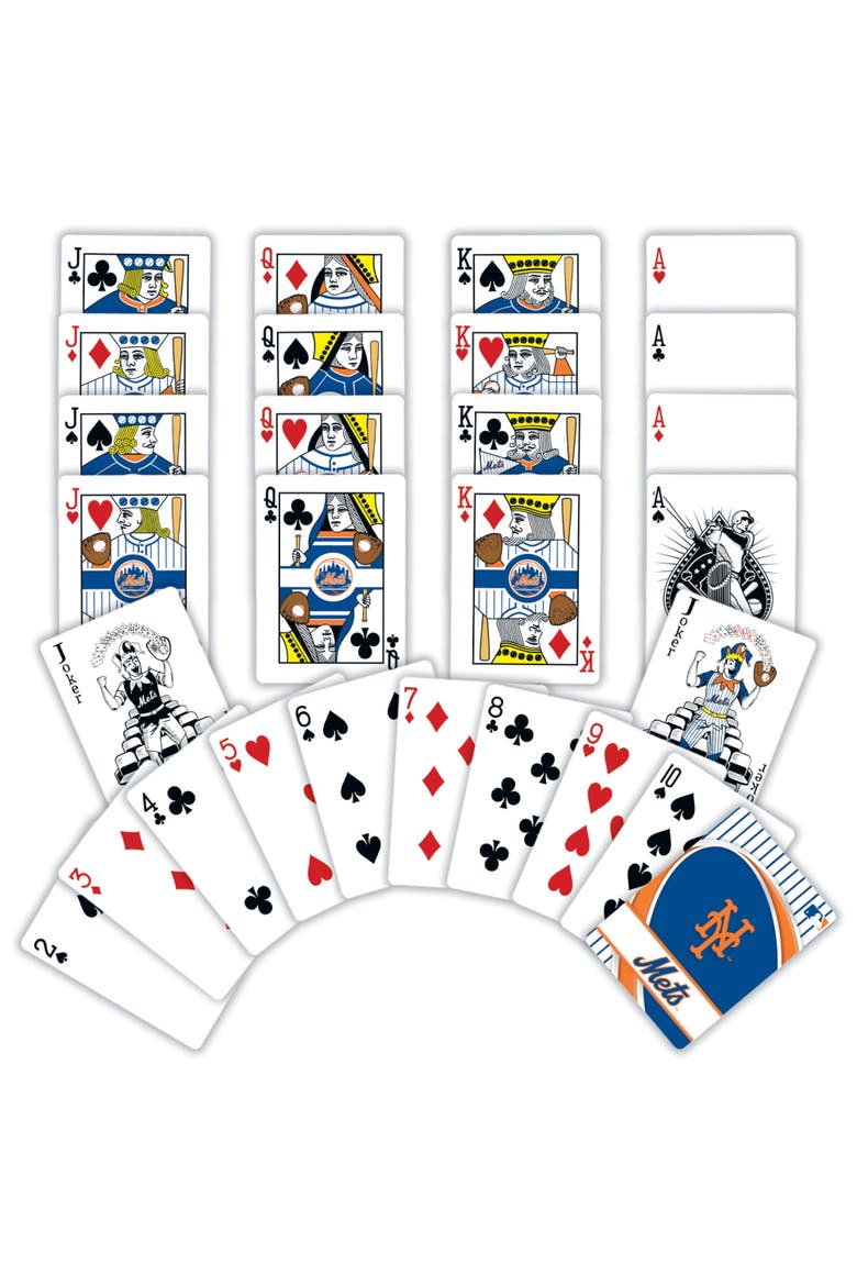 New York Mets Playing Cards, Alternate, color, Multicolor