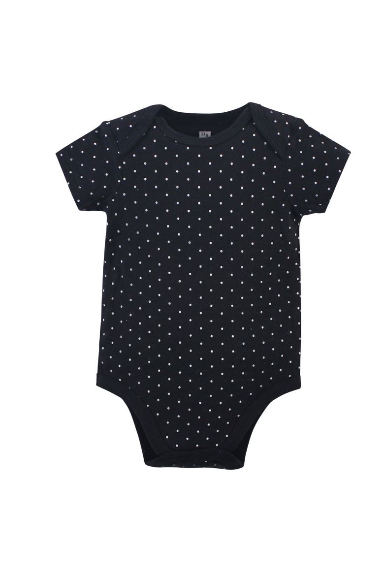 Triple Pack of Soft Cotton Bodysuits, Alternate, color, Black Bonjour
