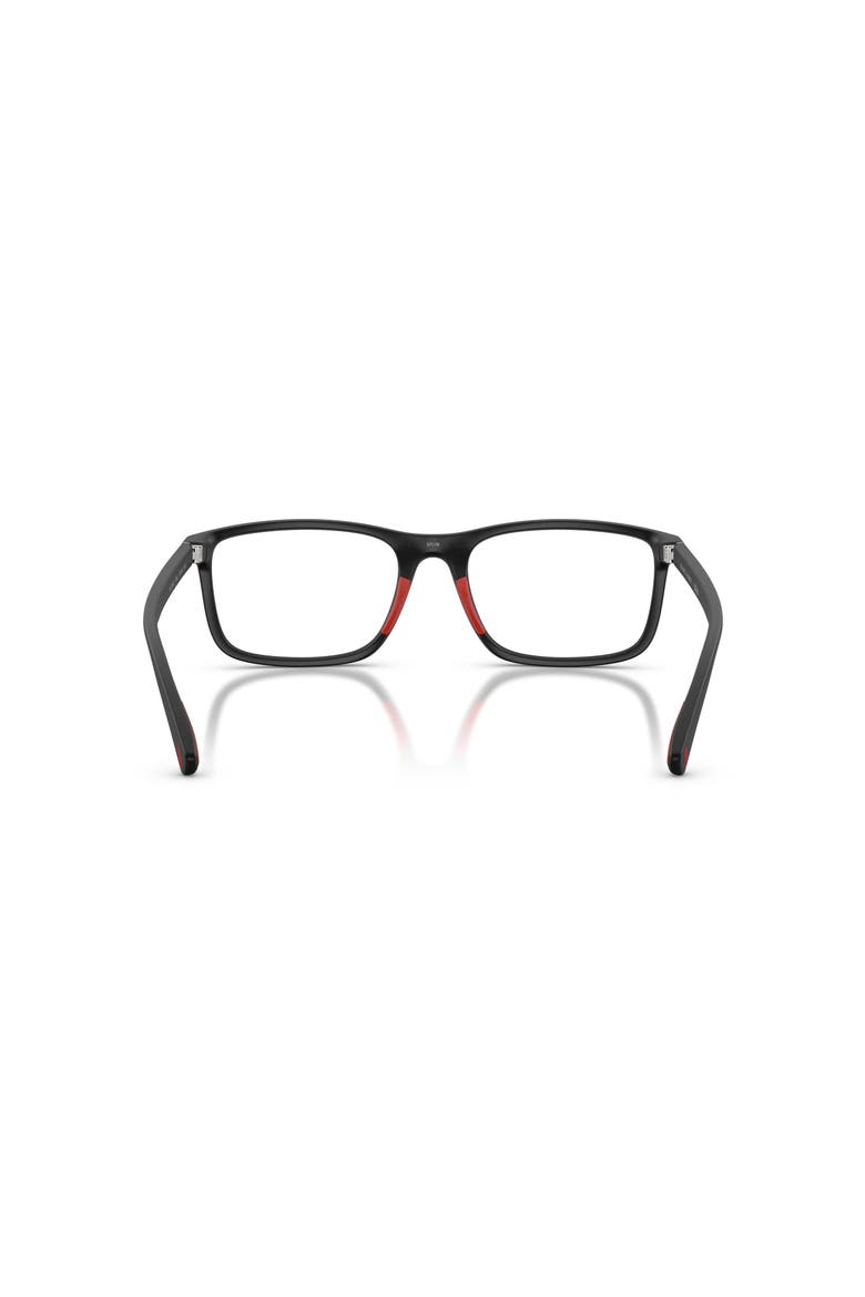 55mm Rectangle optical glasses, Alternate, color, Black