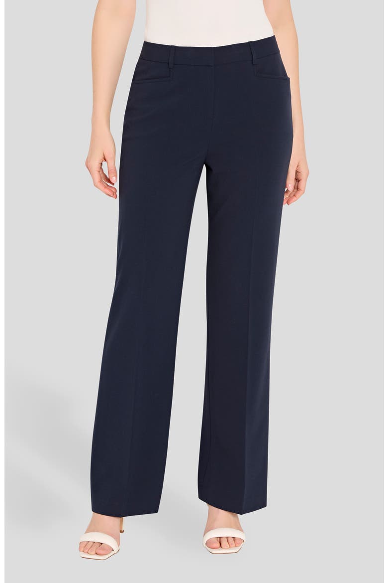 Bird Eye Straight Leg Pants, Main, color, NEW NAVY