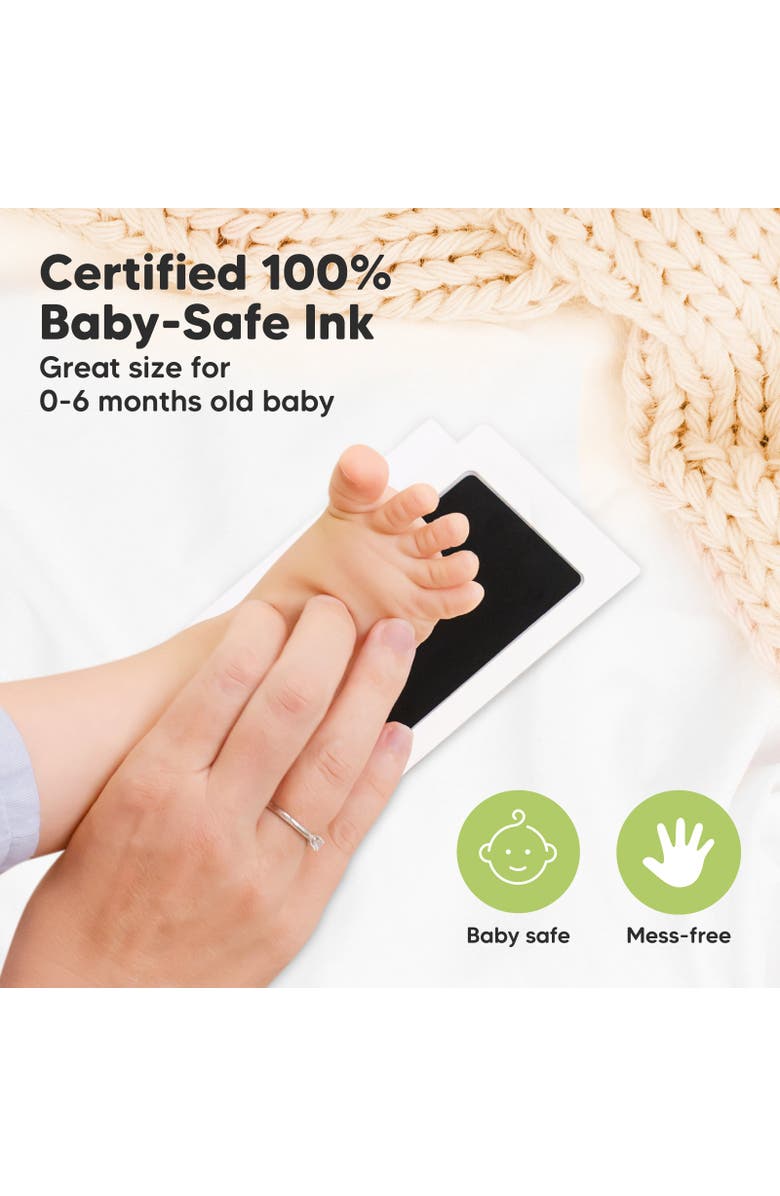 KeaBabies 2-Pack Inkless Ink Pads, Alternate, color, Jet Black