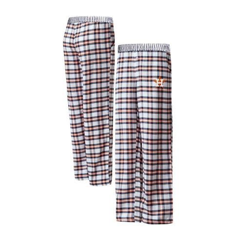 Women's Concepts Sport Navy/Orange Houston Astros Sienna Flannel Sleep Pants