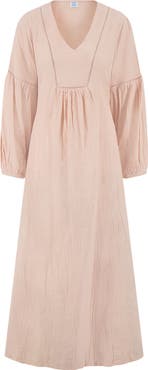Mer St. Barth Kelly Kaftan Long Sleeve