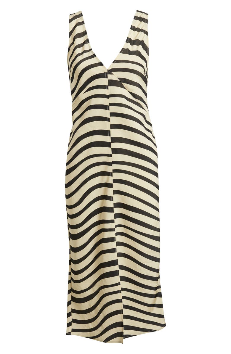 Nation LTD Kimora V-Neck Midi Dress, Alternate, color, Swirl Print