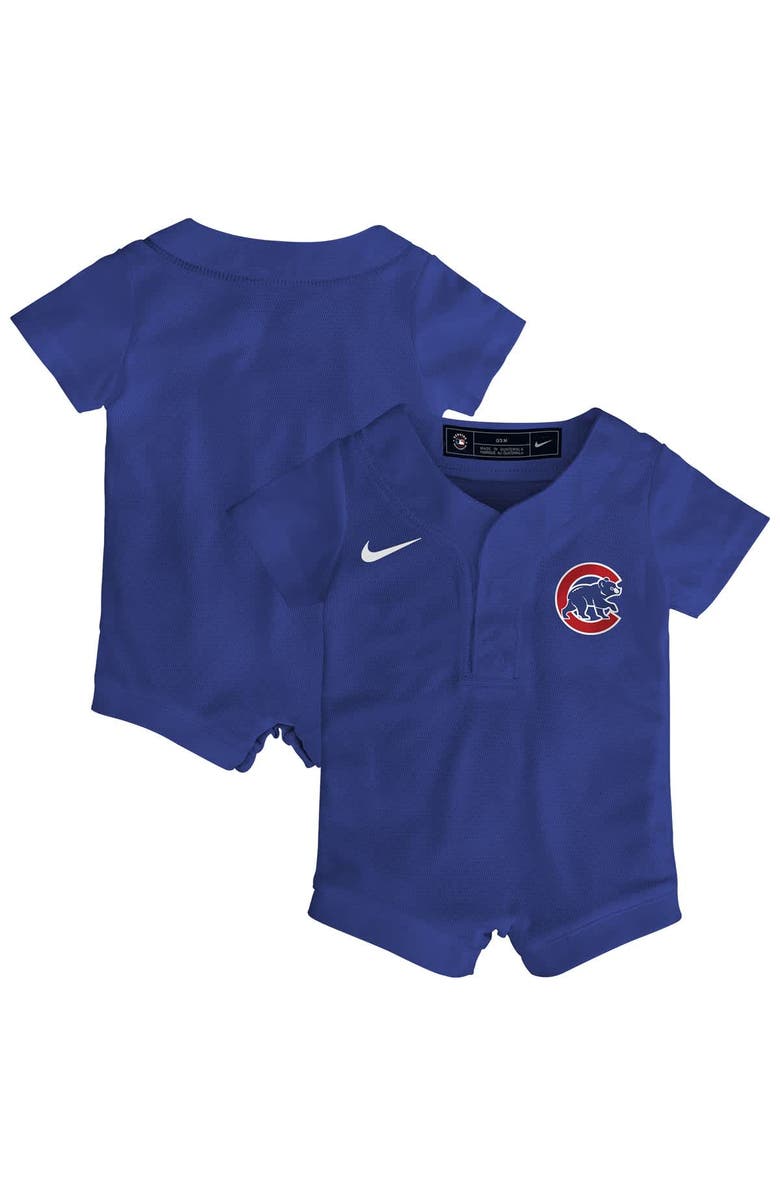 Nike Infant Nike Royal Chicago Cubs Alternate Replica Romper Jersey, Main, color, Royal