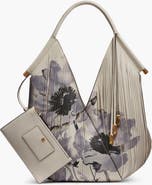 Donna Karan New York Baldwin Large Floral Lasercut Shoulder Bag