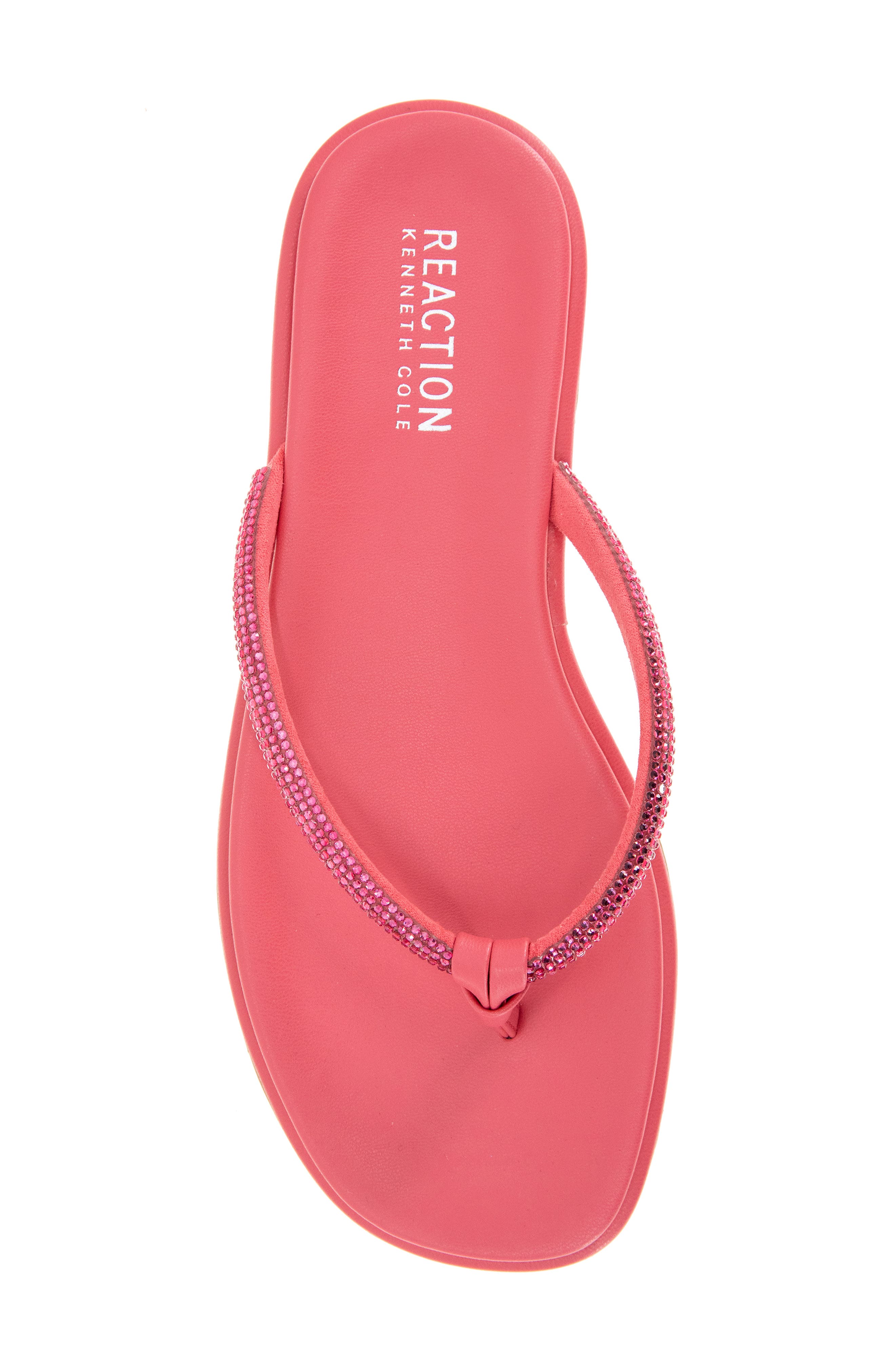 Wynwood Crystal Strap Flip Flop, Alternate, color, GERANIUM