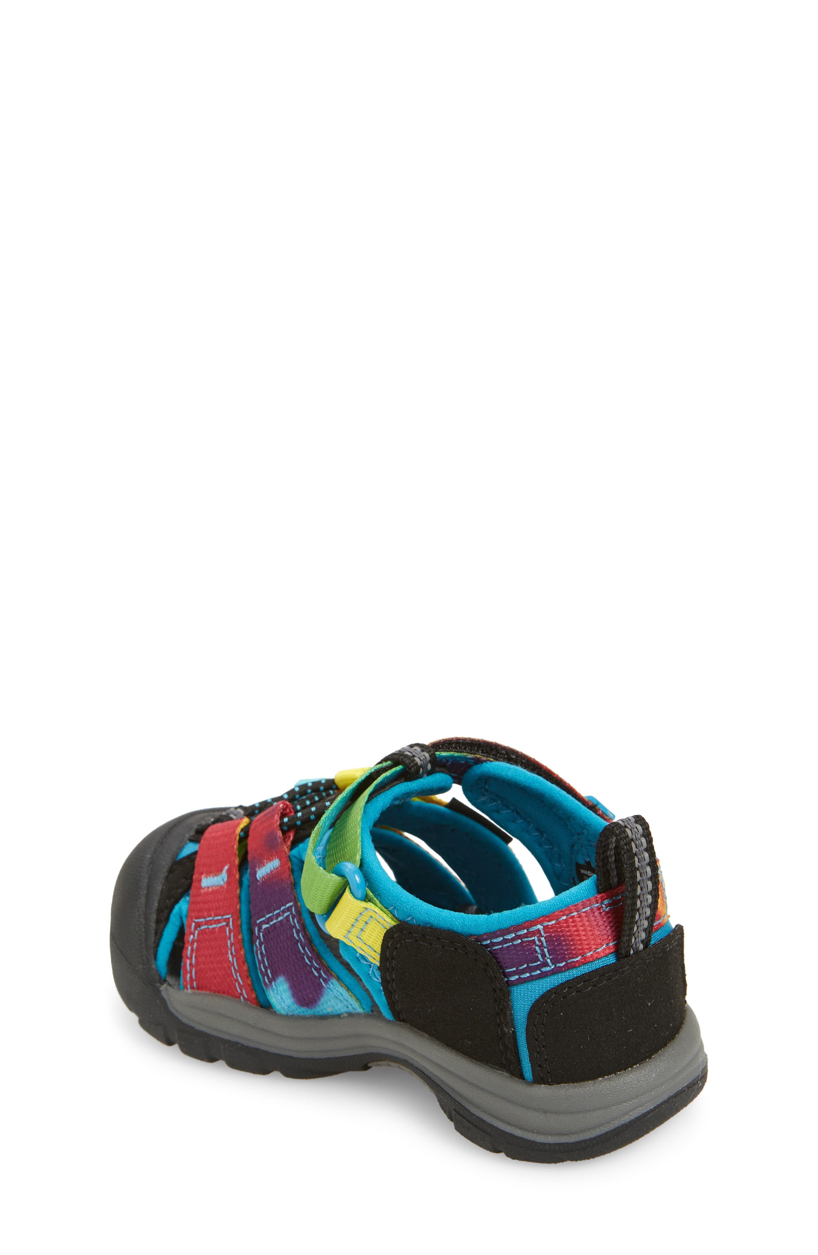 KEEN Kids' Newport H2 Water Friendly Sandal, Alternate, color, Rainbow Tie Dye