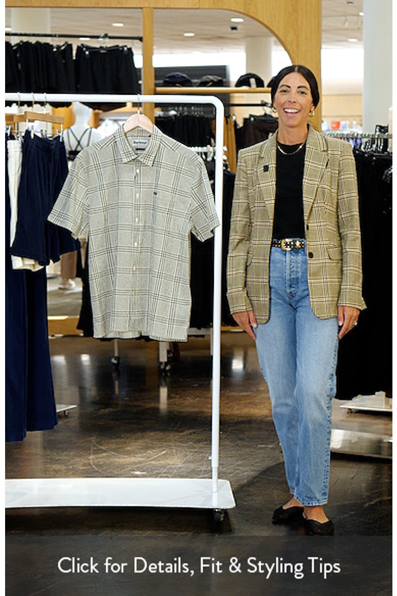 Carrock Plaid Seersucker Short Sleeve Button-Up Shirt video