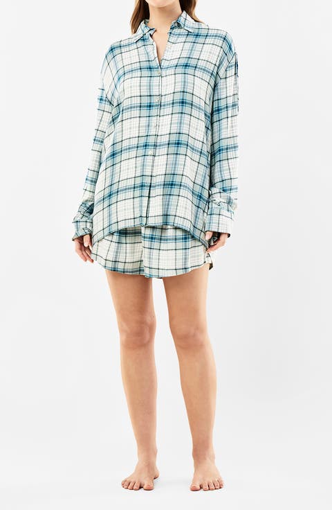 Comfy Plaid Long Sleeve Pajamas