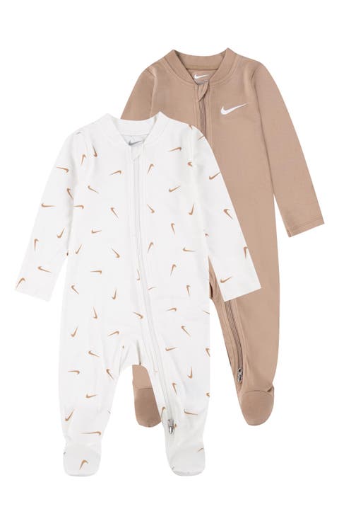 Essential 2-Pack Zip Footies (Baby)