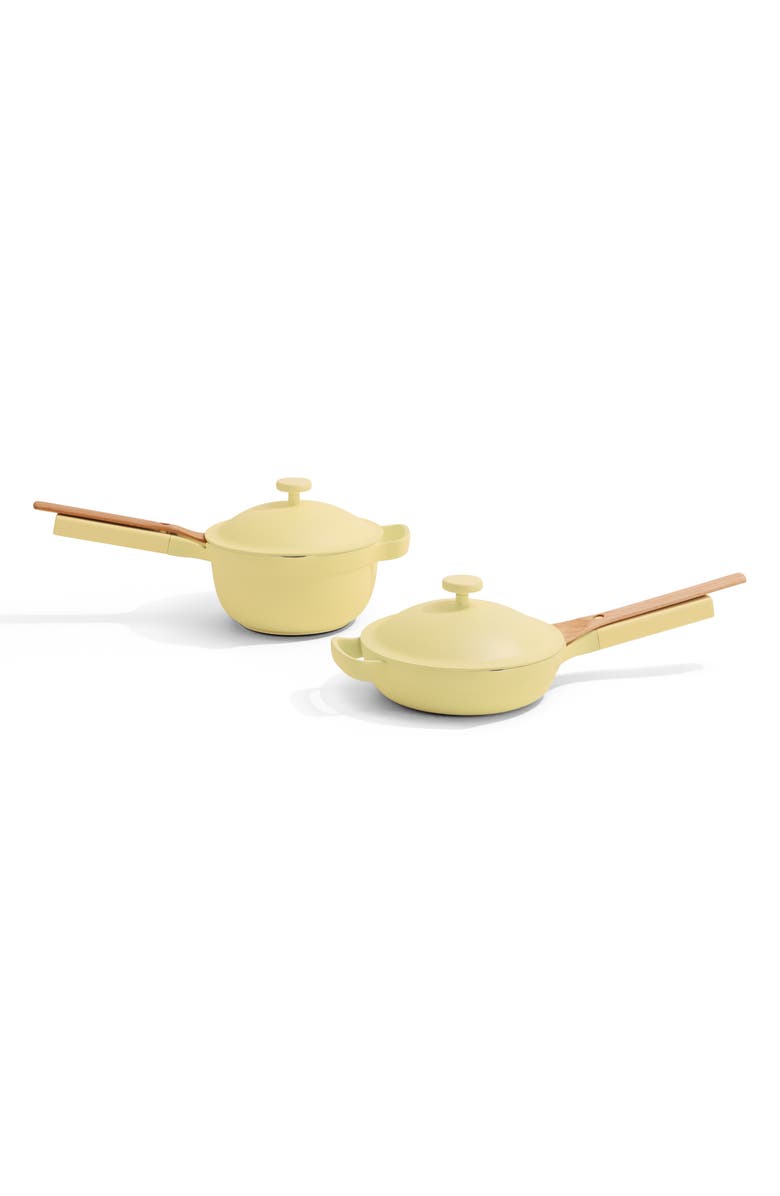 Our Place x Molly Baz Mini Cookware Duo, Main, color, Butter Yellow