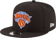 New Era Men's New Era Black New York Knicks Official Team Color 9FIFTY Snapback Hat
