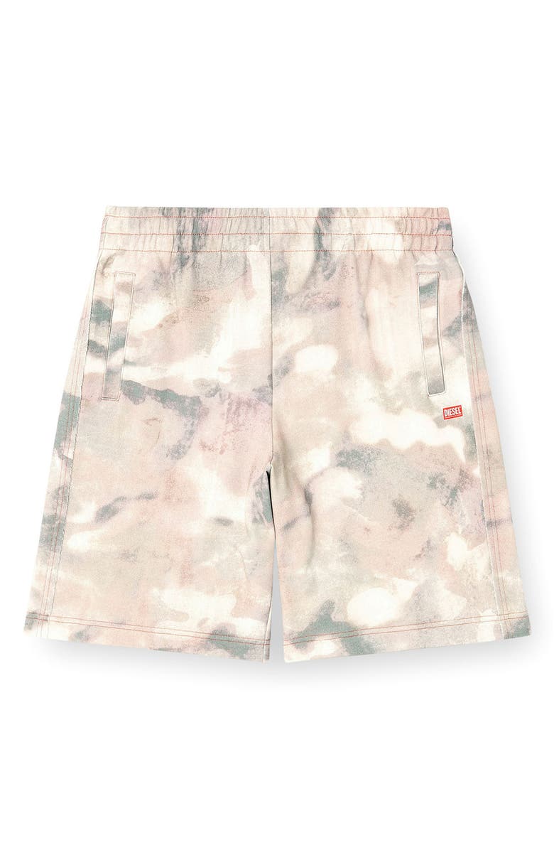 DIESEL<sup>®</sup> P-Crone-V1 Organic Cotton Fleece Sweat Shorts, Alternate, color, Green