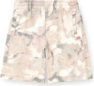 DIESEL® P-Crone-V1 Organic Cotton Fleece Sweat Shorts