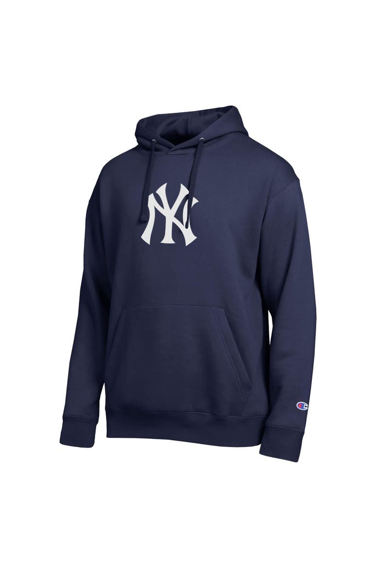 Men's Champion  Navy New York Yankees All Star Embroidered Logo Hoodie, Alternate, color, Navy