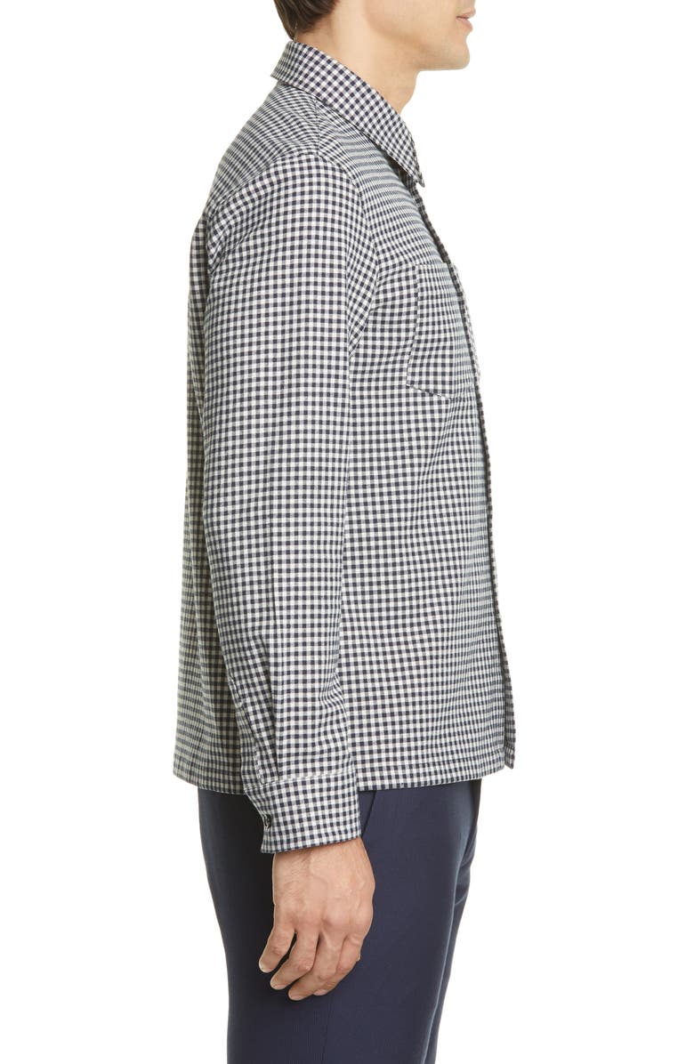 A.P.C. Surchemise Pepper Check Shirt Jacket, Alternate, color,