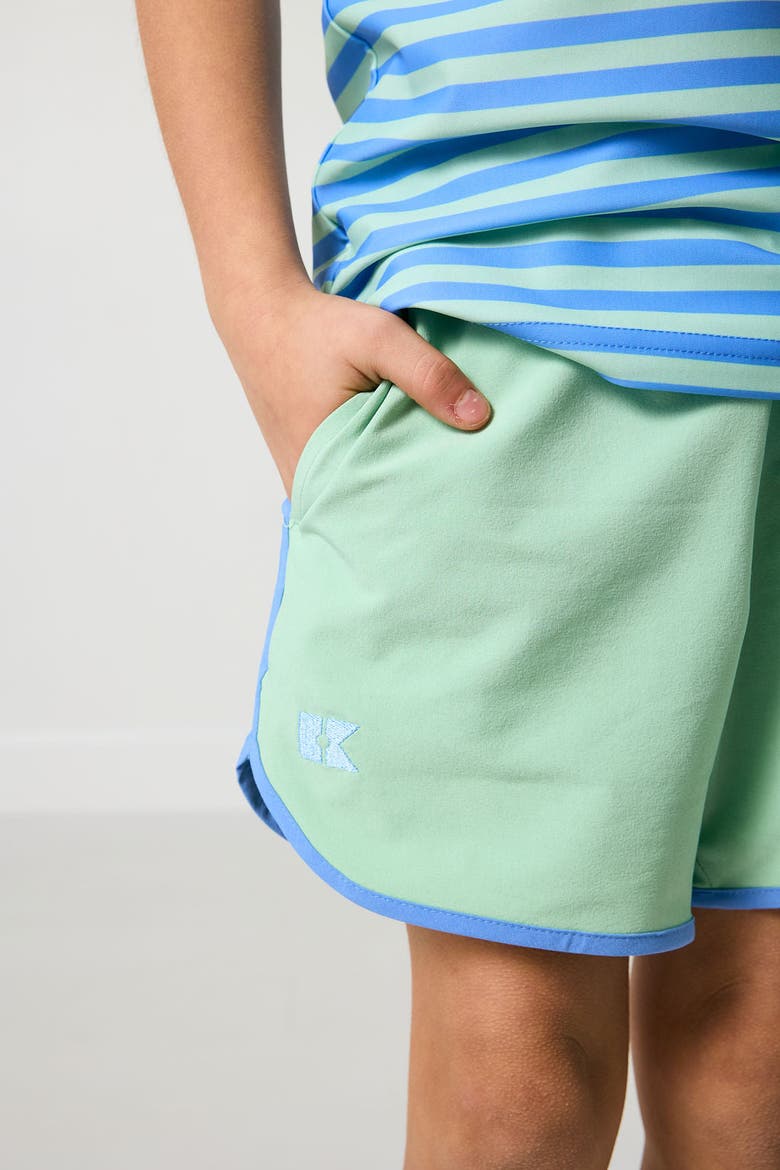 Boys Retro Super Short Lined, Alternate, color, Palm Green