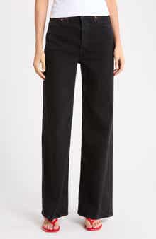 70s Ultra High Waist Wide Leg Jeans