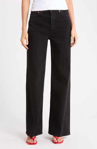 70s Ultra High Waist Wide Leg Jeans