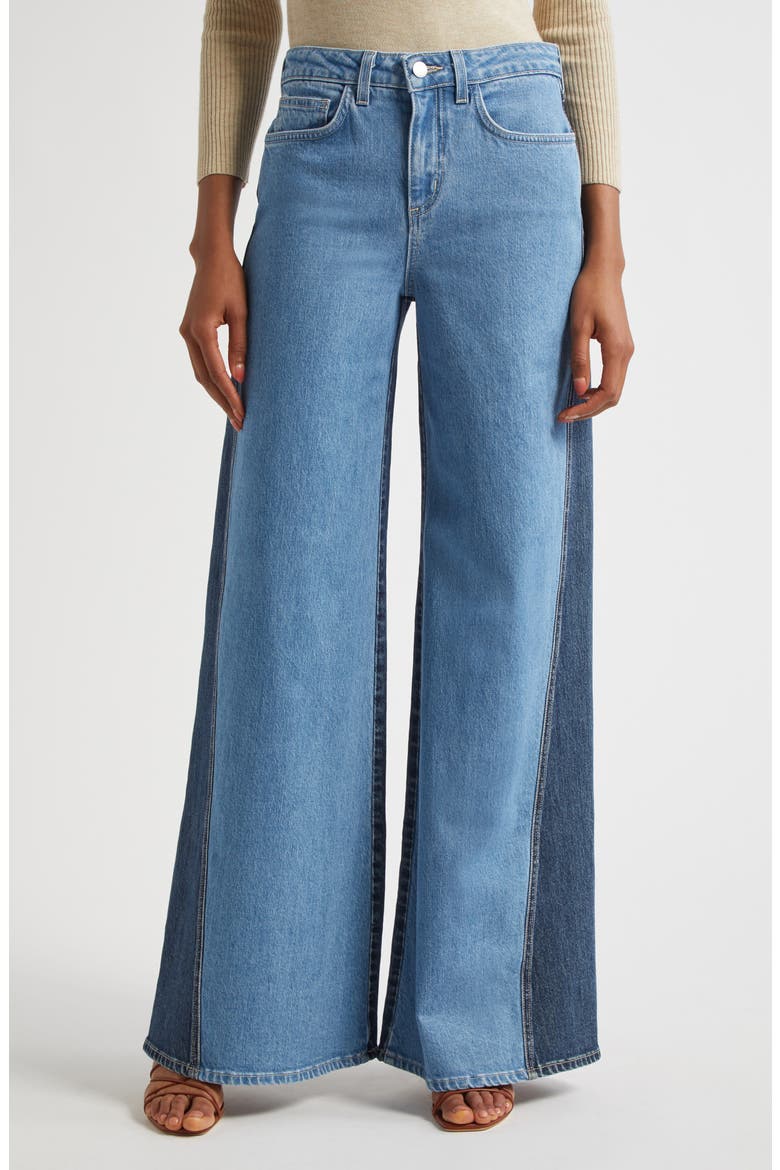 Beau High Waist Wide Leg Jeans, Main, color, PASO