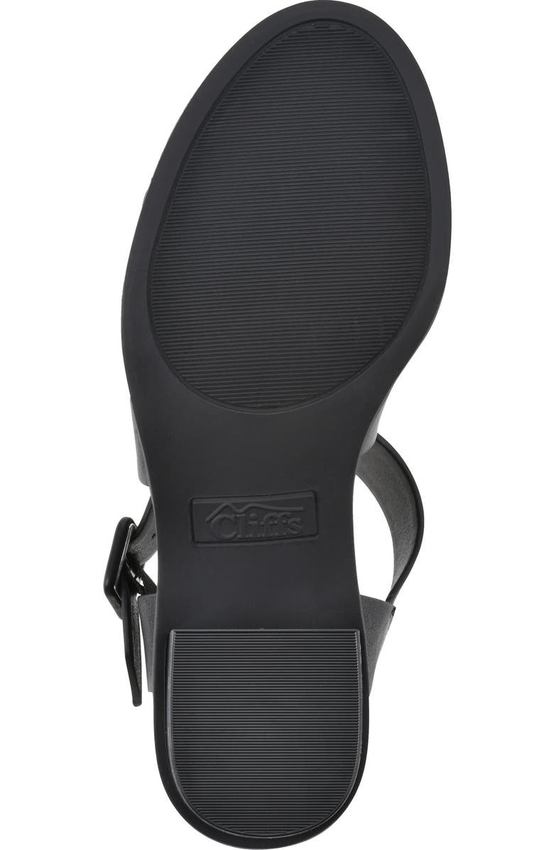 CLIFFS BY WHITE MOUNTAIN Cordovan Heeled Sandal, Alternate, color,