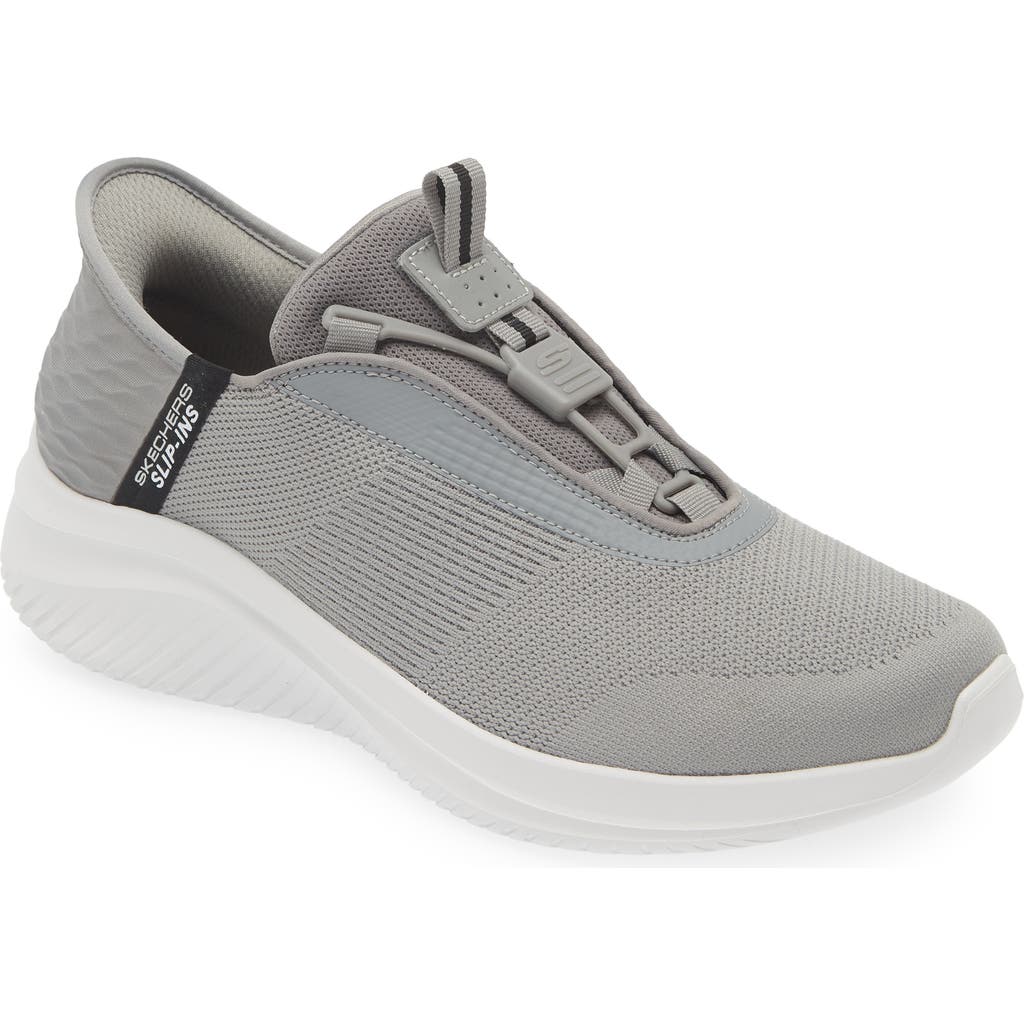 Skechers Ultra Flex 3.0 Slip-on Sneaker In Gray
