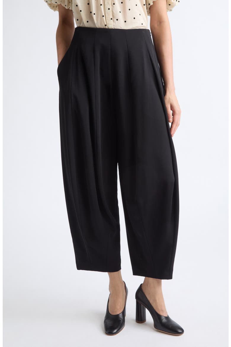 Pallin Pleated Pants, Main, color, BLACK